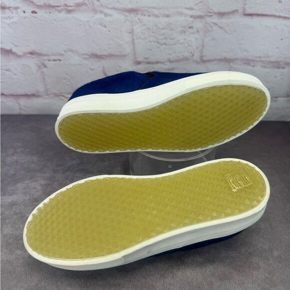 Authentic Celine Pony Hair Blue Slip-On Sneakers 39 - Picture 10 of 11